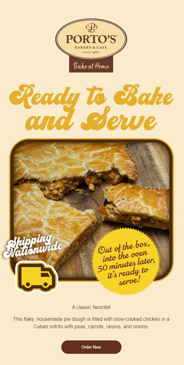 Porto's Bakery email